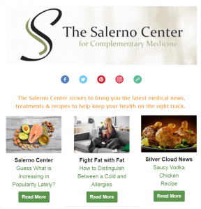 The Salerno Center for Complementary Medicine - Newsletter
